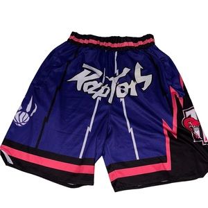 Toronto raptors purple shorts